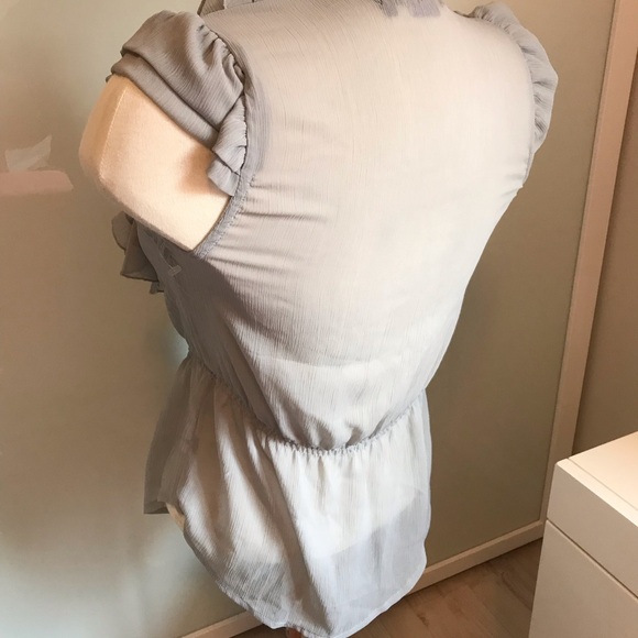 NWOT Miley Cyrus & Max Azria Sheer Sleeveless Top - M - Picture 4 of 5